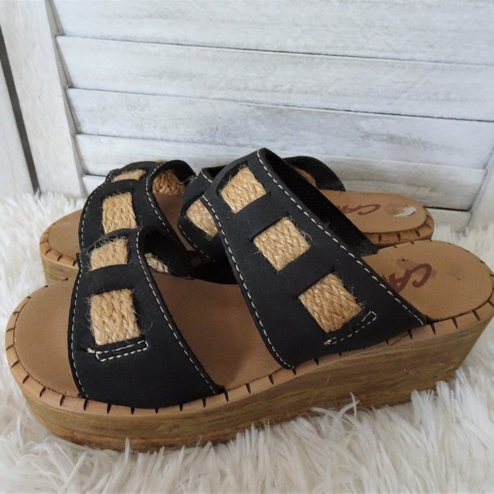 CARAY! Sandals Blk/Tan